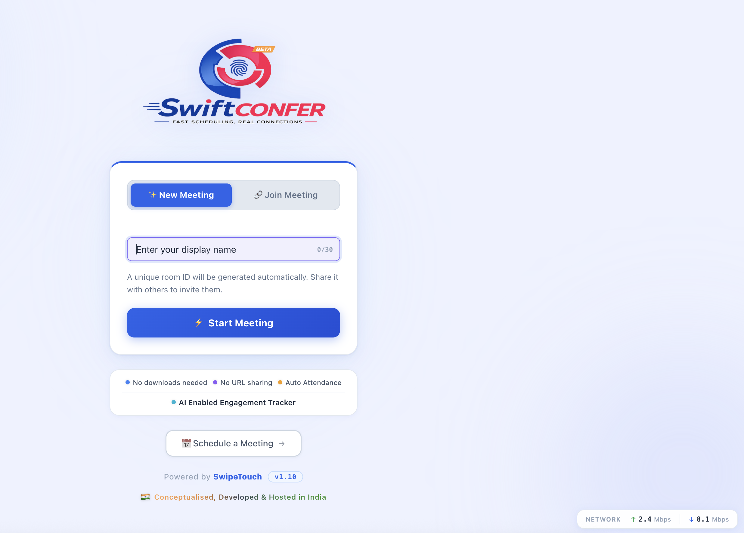 SwiftConfer app